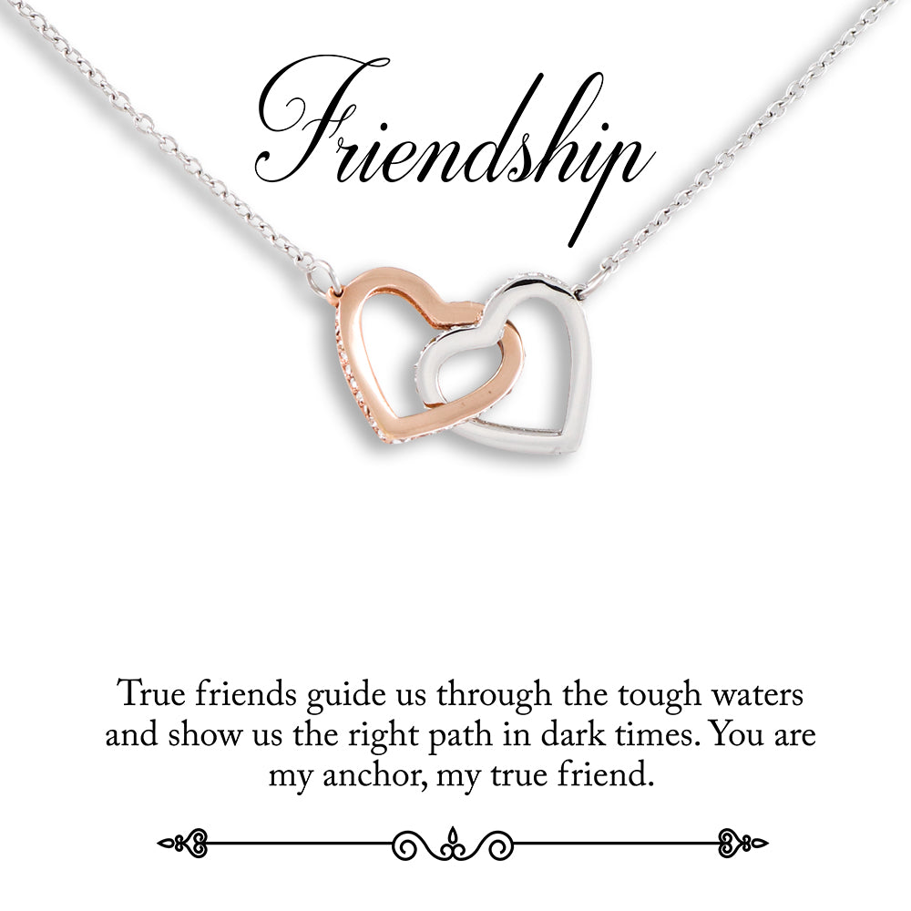 interlocking friendship necklace